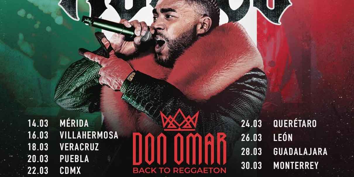 Don Omar regresa con su gira 'Back to Reggaetón' para revivir sus grandes éxitos