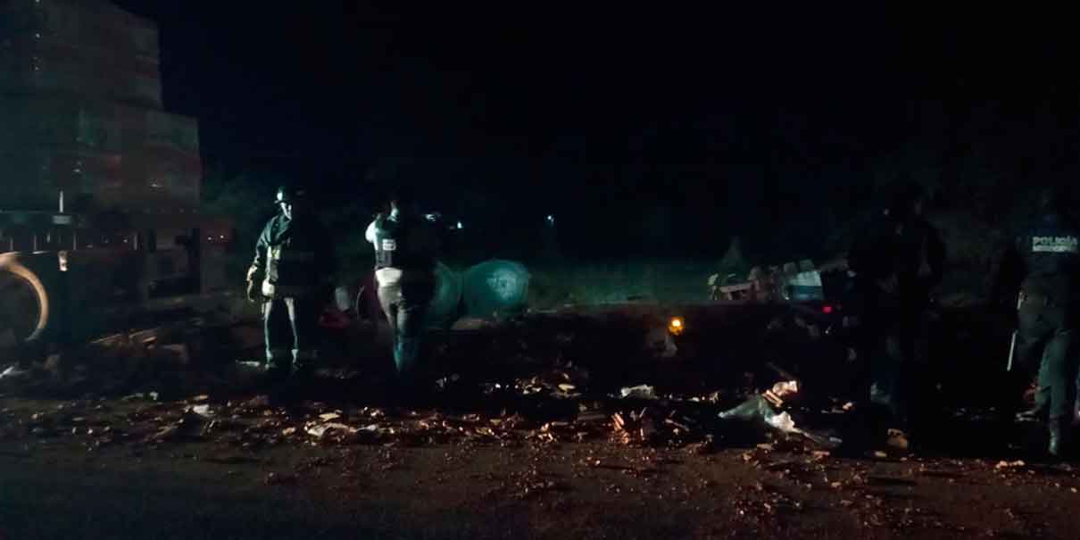 Camión destrozó auto en la carretera Esperanza-El Seco; hubo dos muertos