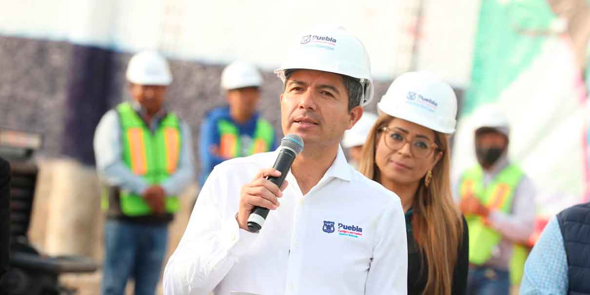 Eduardo Rivera recorre construcción del Complejo de Seguridad en la capital