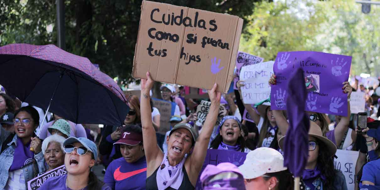 El 8M en Puebla: Mujeres marchan por la memoria de las desaparecidas y la lucha feminista