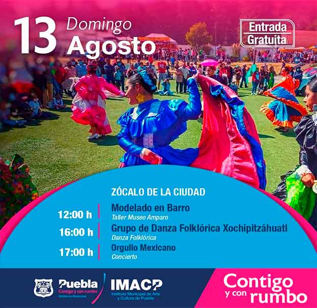 En Puebla capital hay música, danza, exposiciones y talleres todos los fines de semana