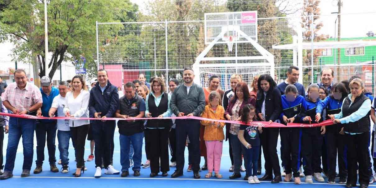 Entrega Ayuntamiento de Puebla rehabilitación del parque Juan Pablo II