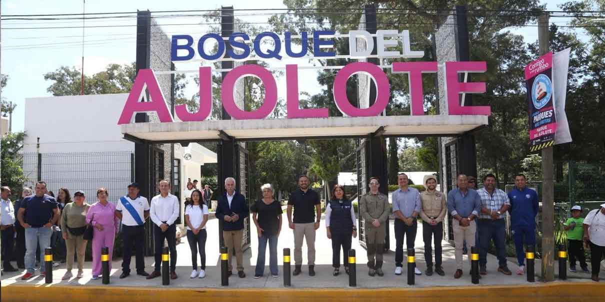 Entrega Ayuntamiento de Puebla segunda etapa del parque del Ajolote