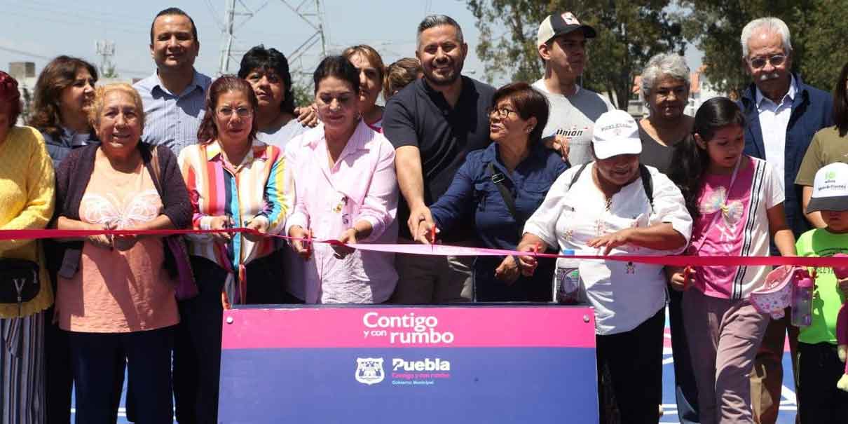 Entrega Ayuntamiento de Puebla segunda etapa del parque del Ajolote