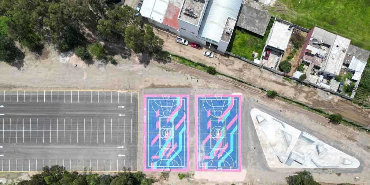 Entrega Ayuntamiento de Puebla segunda etapa del parque del Ajolote