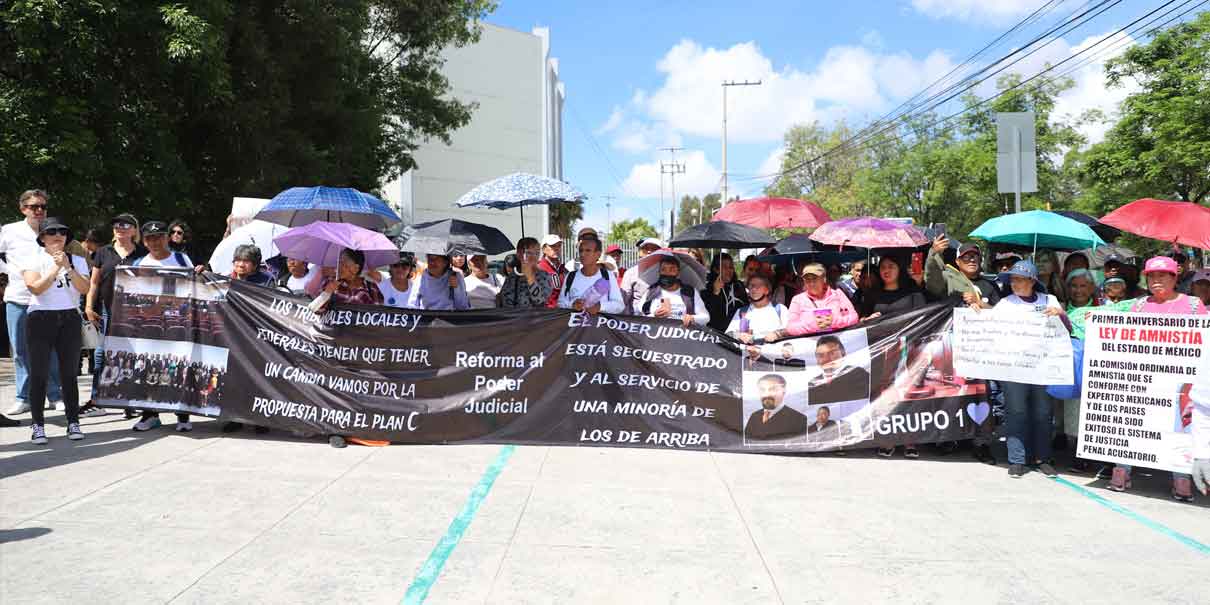 Exigen en Puebla frenar la Reforma al Poder Judicial