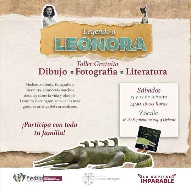 Explora el arte y la literatura con el taller en honor a Leonora Carrington