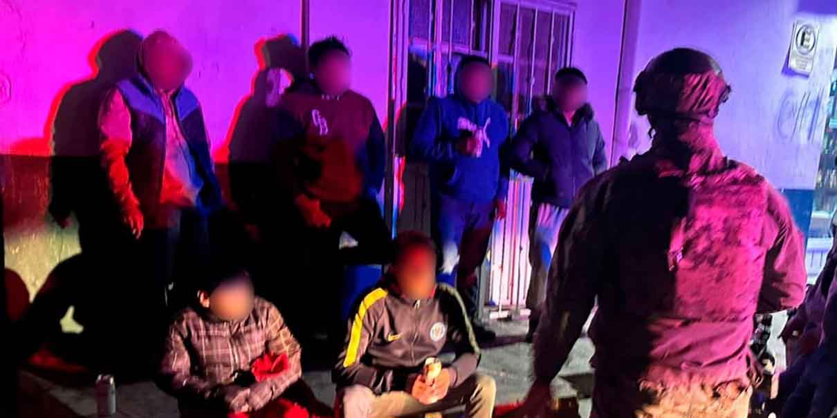 En Huejotzingo, detienen a 18 por armar “guerritas con pirotecnia”