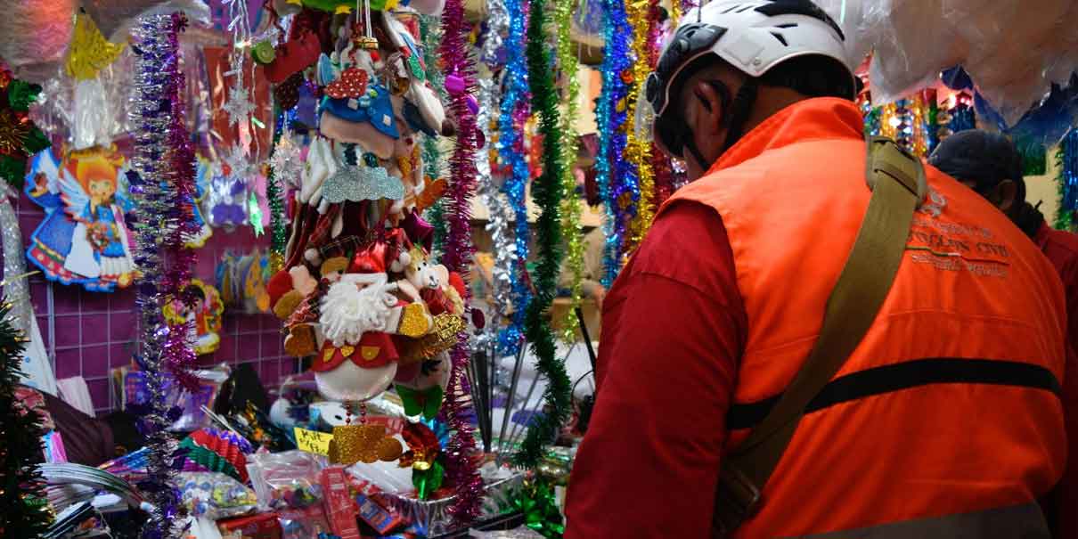 Gobierno de San Pedro Cholula decomisa 80 kilogramos de artículos pirotécnicos