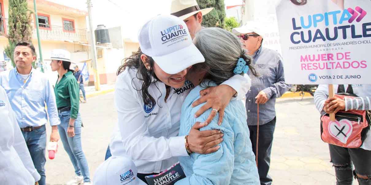 Guadalupe Cuautle camina con paso firme a ganar la alcaldía de San Andrés Cholula