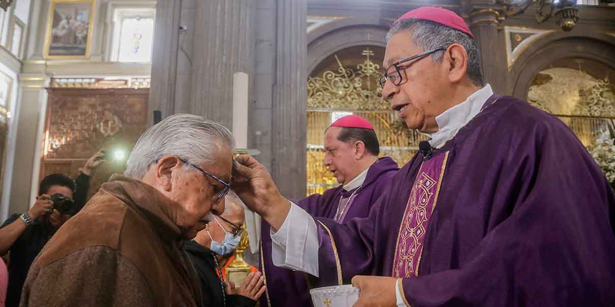 Con esperanza la Arquidiócesis de Puebla inició el Miércoles de Ceniza