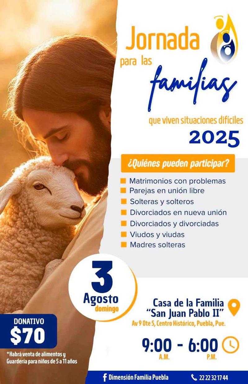 Iglesia ofrece jornada para mejorar relaciones familiares este domingo