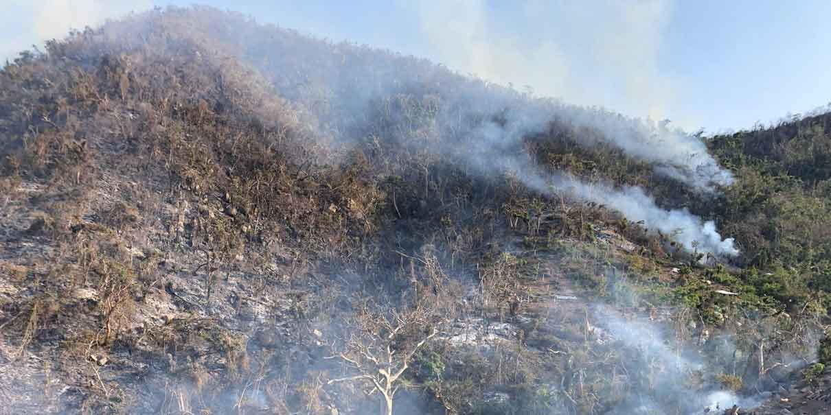 Puebla registra tres zonas de peligro por incendios forestales