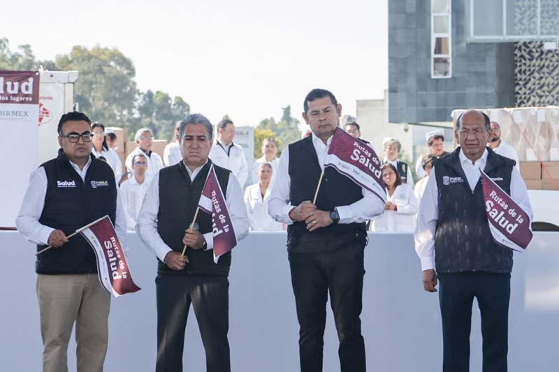 Inició la Rutas de la Salud en Puebla con la entrega de medicinas IMSS Bienestar