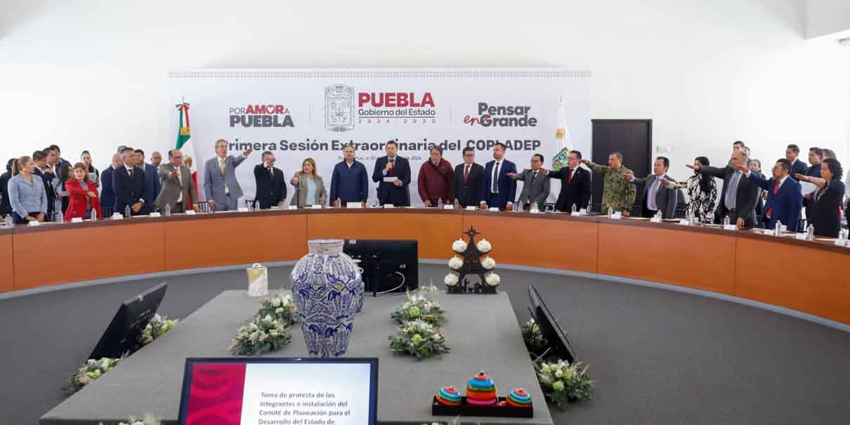 Instalan Comité de Planeación para el Desarrollo del Estado de Puebla