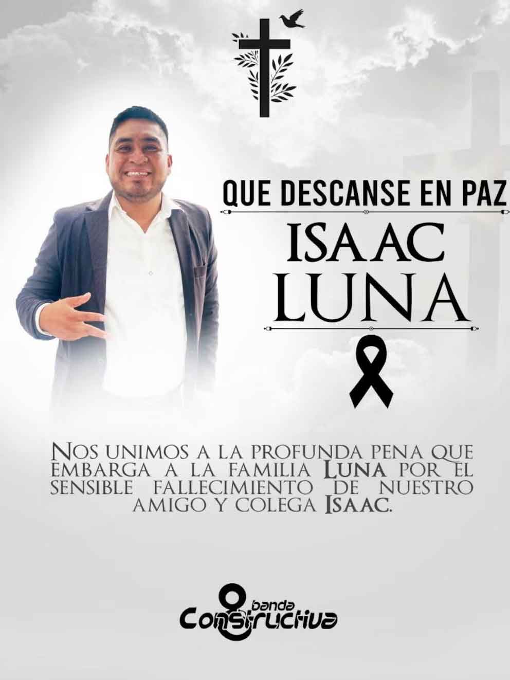 Asesinan a Isaac Luna, vocalista de Banda la Constructiva, tras concierto en Irapuato