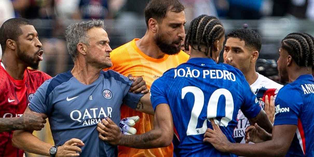 João Pedro acusa al PSG de "no saber perder" tras pelea con Luis Enrique en final del Mundial de Clubes