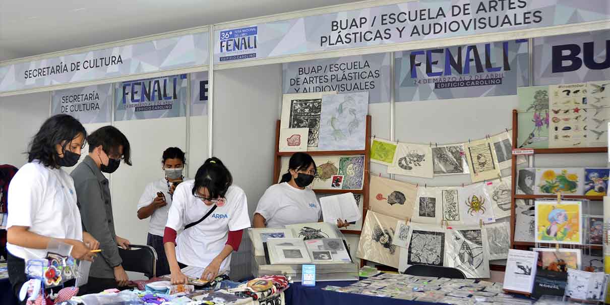 La BUAP reúne a 100 editoriales en la Feria Nacional del Libro en el Carolino