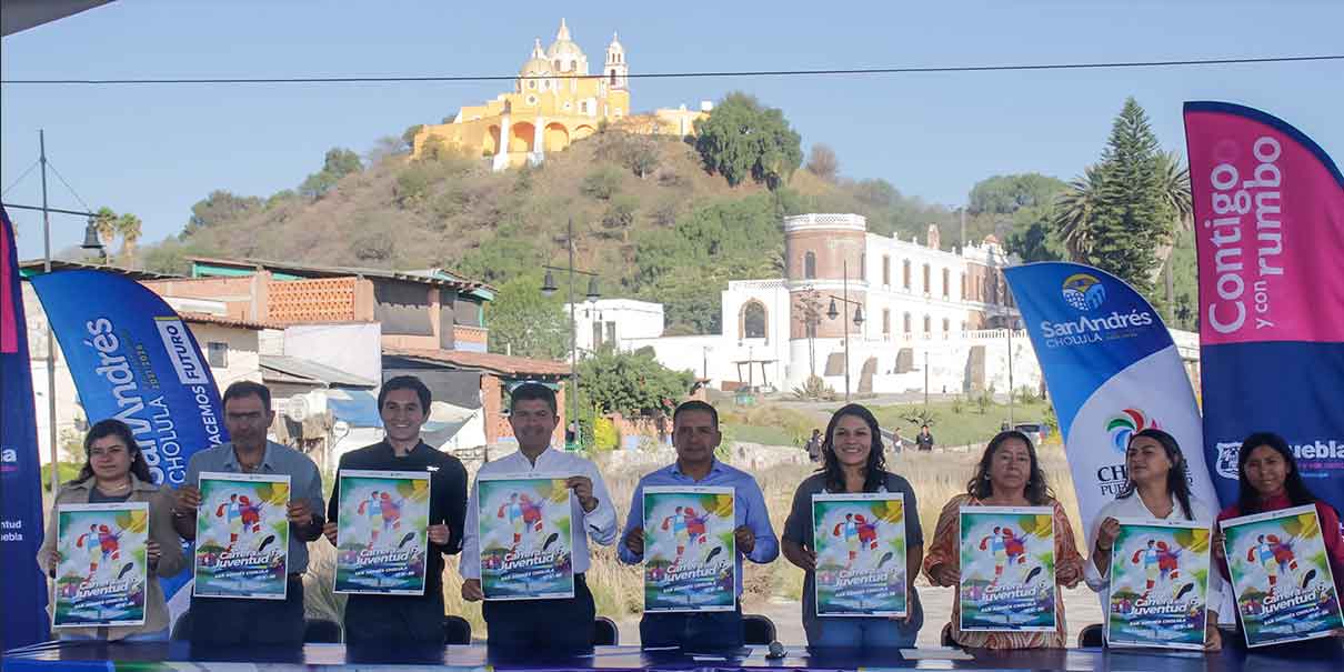 Puebla y San Andrés Cholula presentaron la Carrera de la Juventud, será en agosto