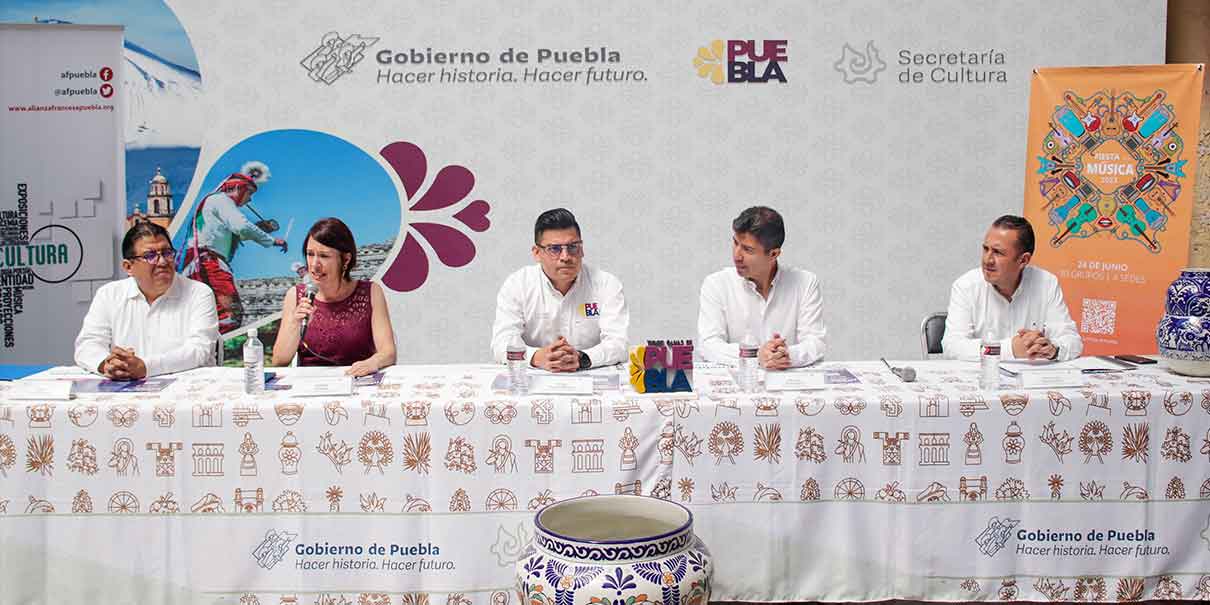 El 24 de junio en Puebla capital La Fiesta de la Música, habrá cuatro sedes