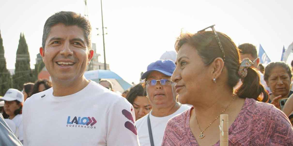 Lalo Rivera se compromete con La Guadalupana, pavimentará el bulevar la Libertad