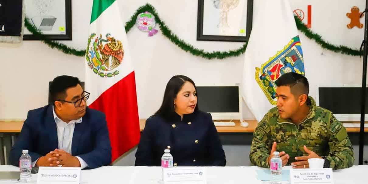 Llevan a cabo Mesa de Construcción de Paz en San Pedro Cholula