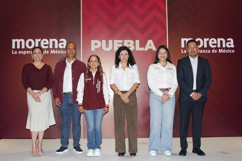 Luisa María Alcalde pidió a ediles morenistas poblanos un buen trabajo para garantizar la continuidad