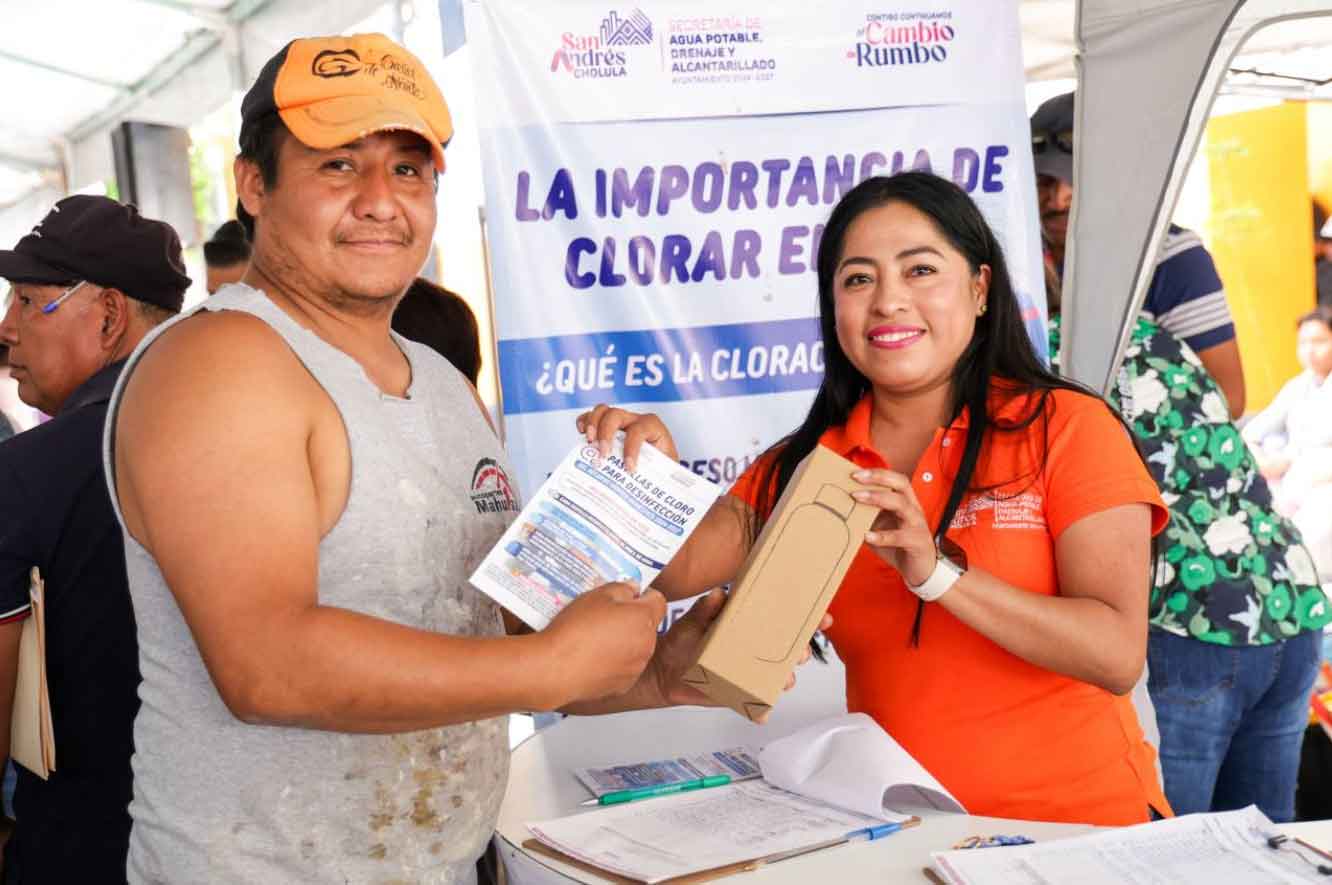 Lleva Lupita Cuautle servicios y atención directa en San Bernardino Tlaxcalancingo