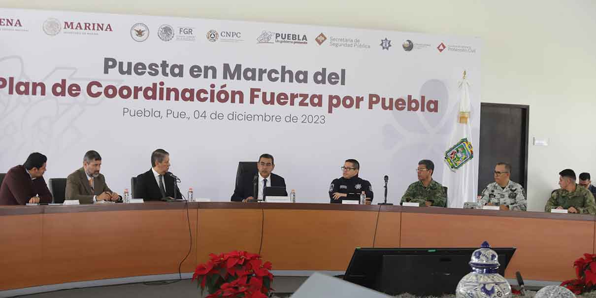 Más de 4 mil policías serán desplegados con Fuerza por Puebla