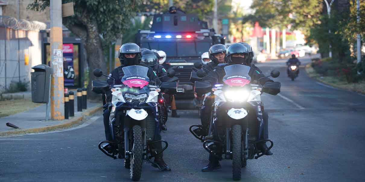 Mil 300 policías vigilarán la capital poblana con “Operativo Guadalupe Reyes”