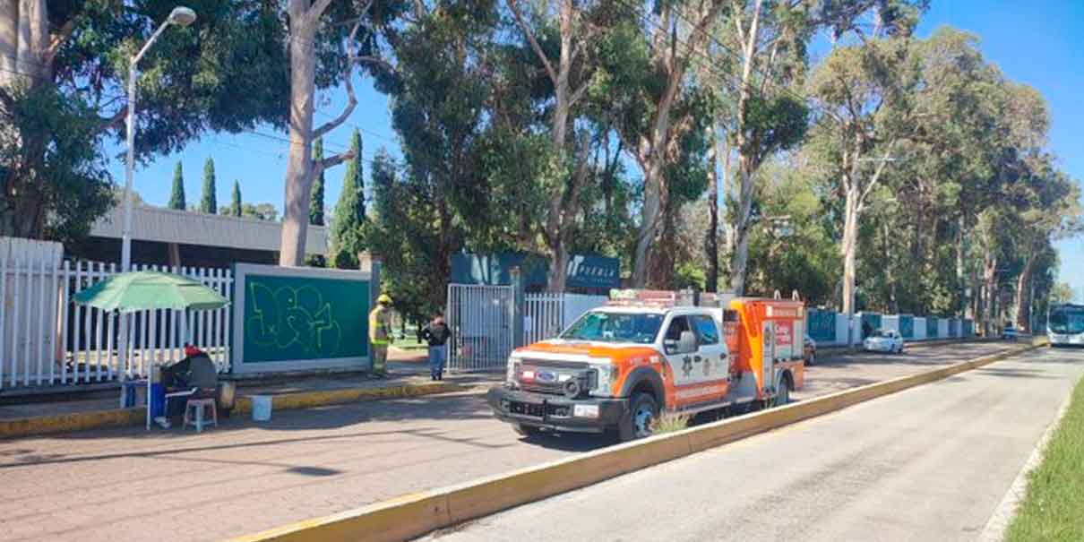 Olor a químico desde Chachapa, Amozoc, movilizó a zona estudiantil de Puebla