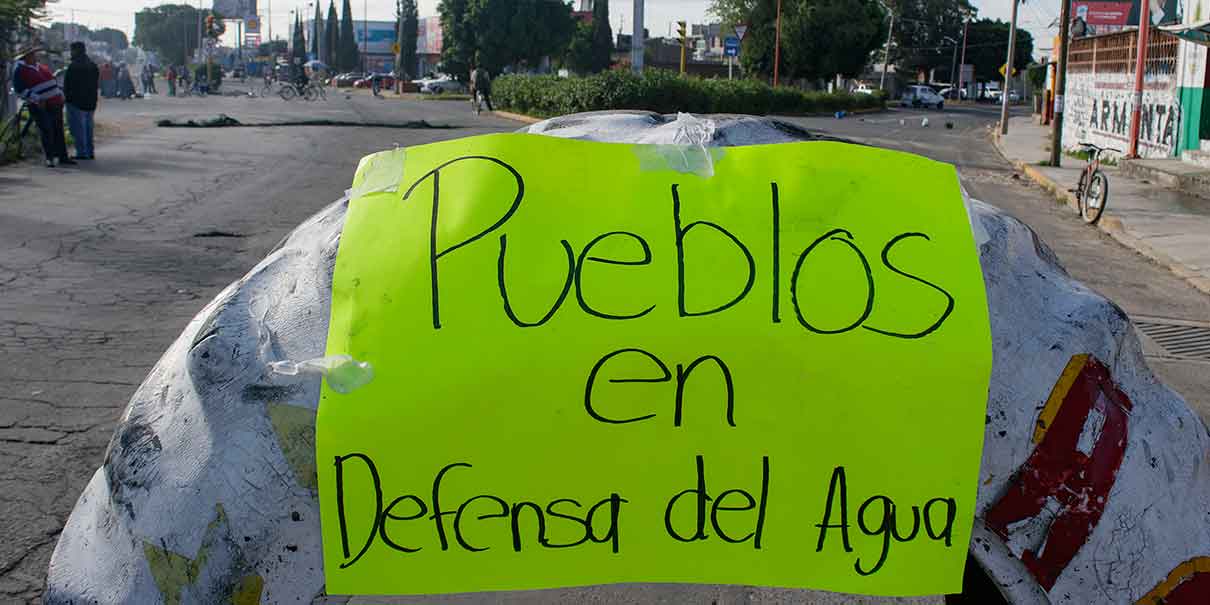 Cholultecas acusan que Paola Angón quiere quedarse con los mantos acuíferos