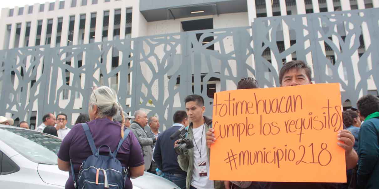 San Francisco Totimehuacán insiste en el Congreso convertirse en municipio