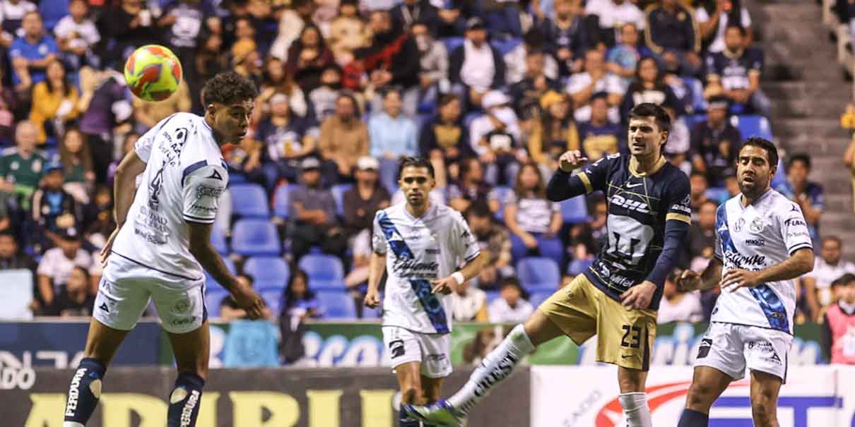 Pumas remonta y gana 3-1 a Puebla en el debut de Efraín Juárez