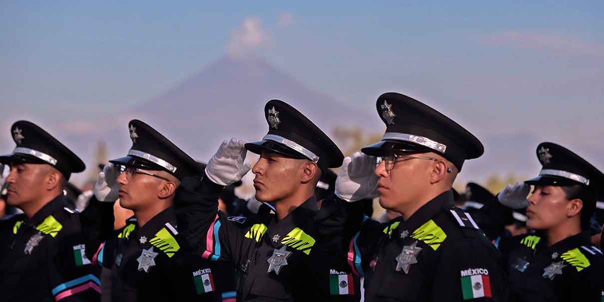 Refuerzan 61 nuevos cadetes a la policía municipal de Puebla