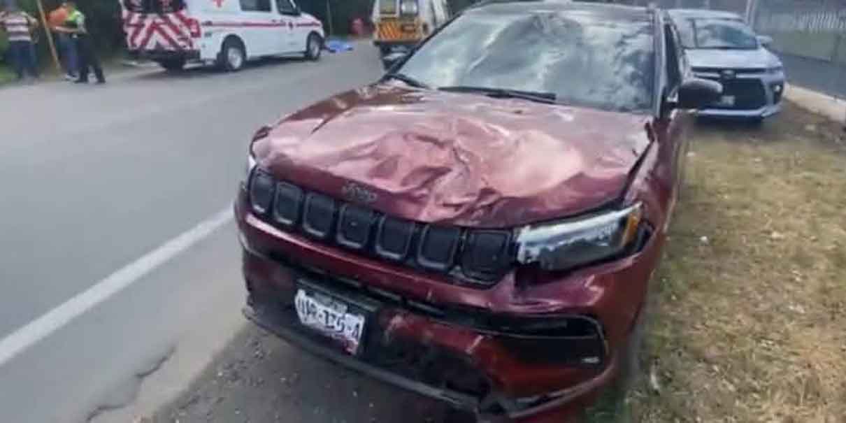 Regidor de Venustiano Carranza arrolló a motociclista en Tihuatlán