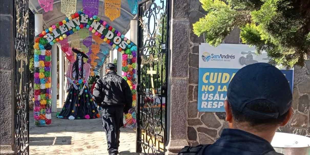 Reporta gobierno de San Andrés Cholula saldo blanco tras celebración de Día de Muertos