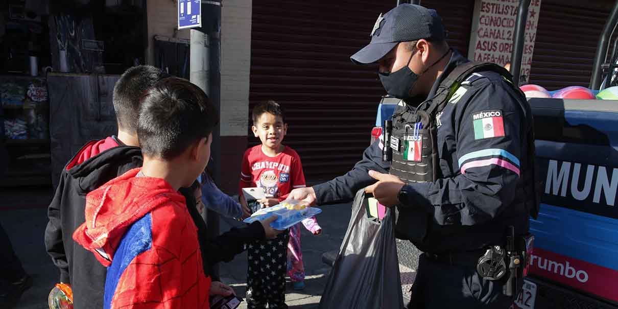 Reyes Magos entregaron juguetes a niños de las juntas auxiliares e inspectoras de Puebla