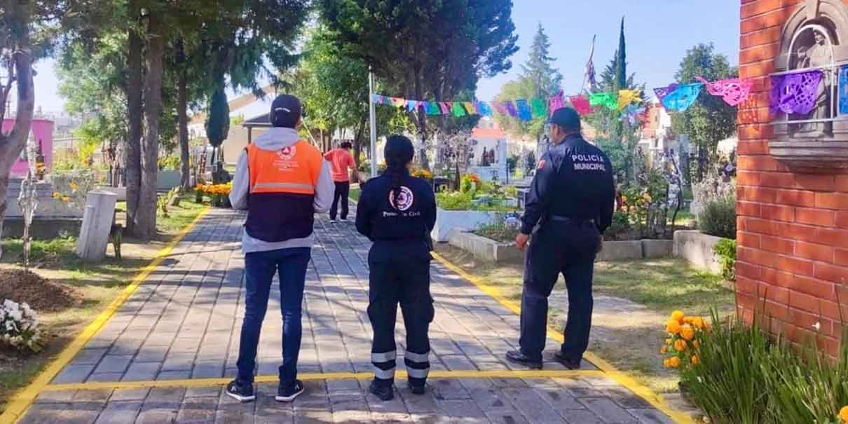 Reporta gobierno de San Andrés Cholula saldo blanco tras celebración de Día de Muertos