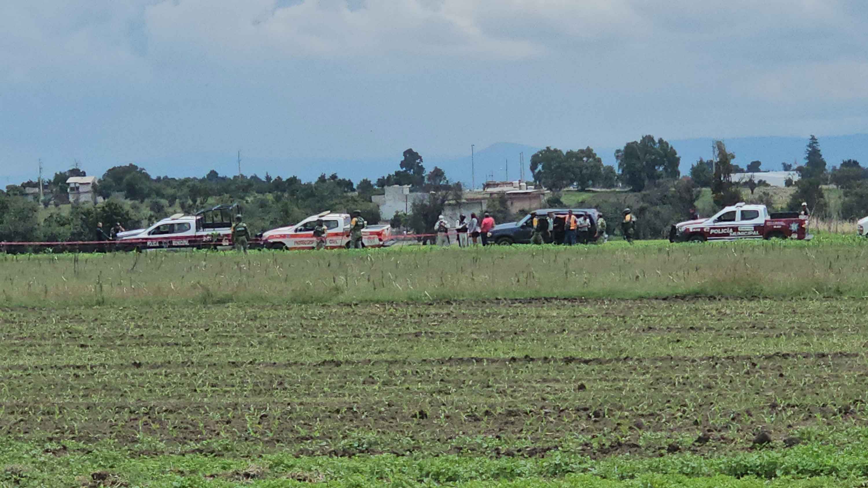 Se desplomó avioneta en Huejotzingo; hubo dos lesionados