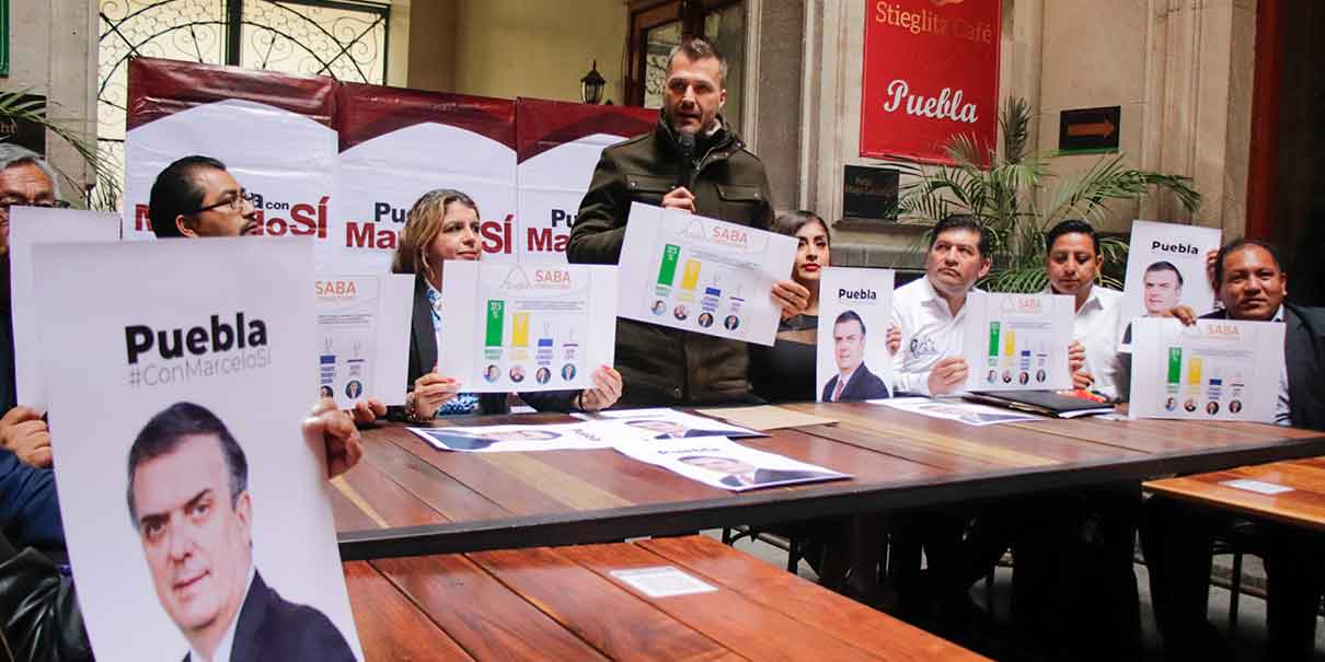 Defienden pintas a favor del carnal Marcelo en Puebla
