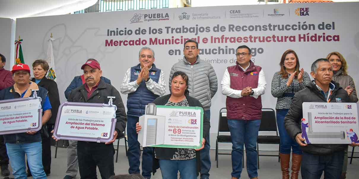 Rogelio López recibió el respaldo estatal para mantener la transformación de Huauchinango