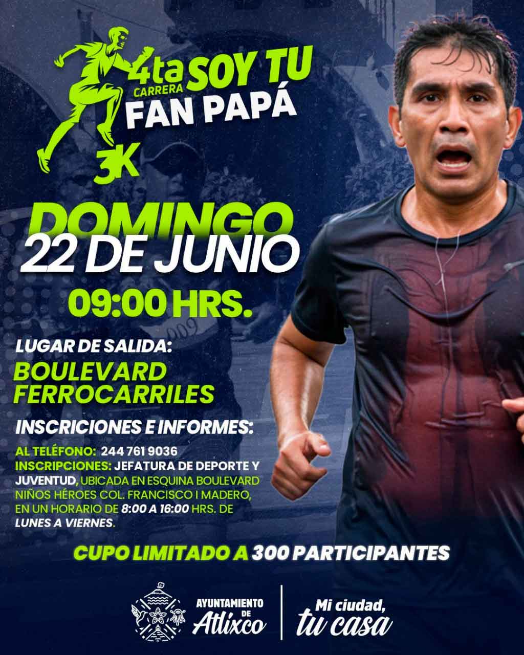 Carrera Soy tu fan, papá