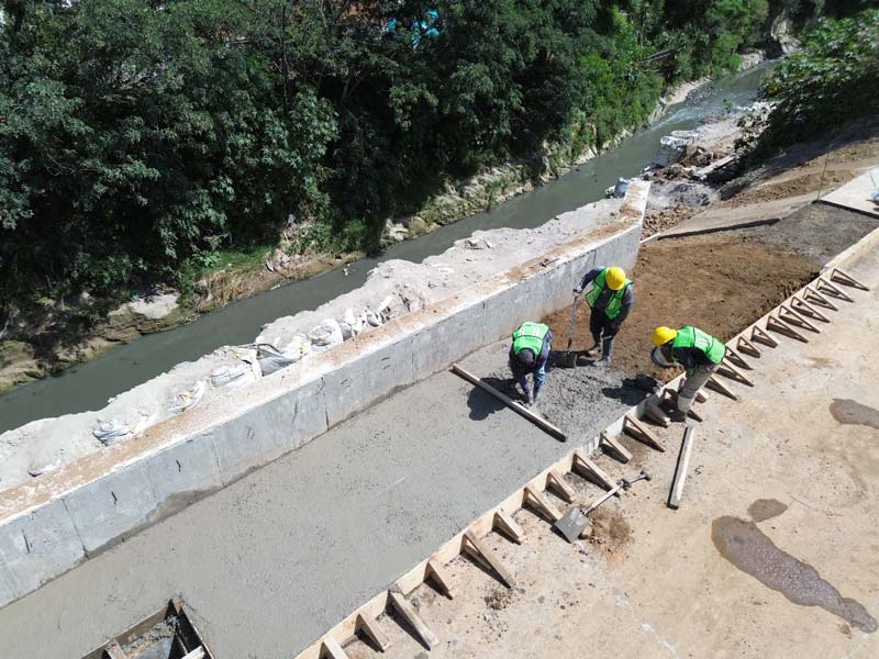 Muro de contención en Río Alseseca beneficiará a más de 7 mil habitantes: Gobierno de la Ciudad