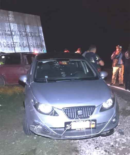 Taxista borracho provoca fuerte accidente en Juan Galindo