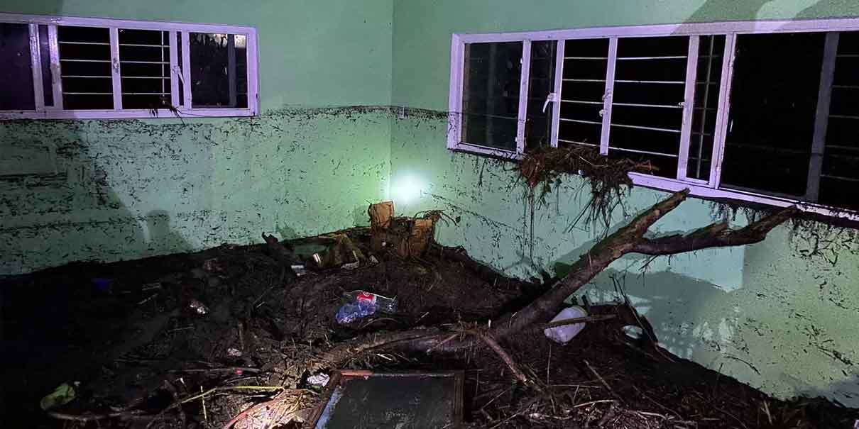 Tormenta dejó sin clases alumnos de Chignahuapan e Izúcar