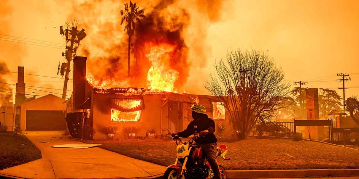 Incendios infernales arrasan el condado de Los Ángeles