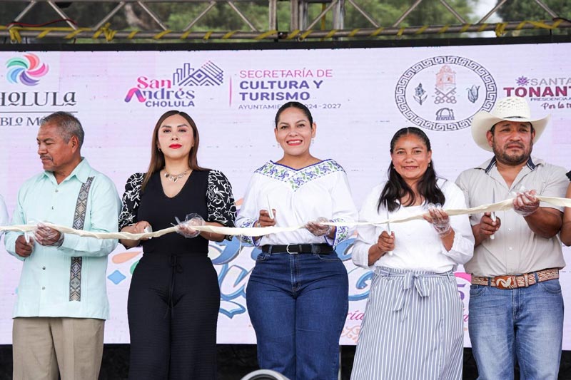 Inició la Feria del Queso en Santa María Tonantzintla