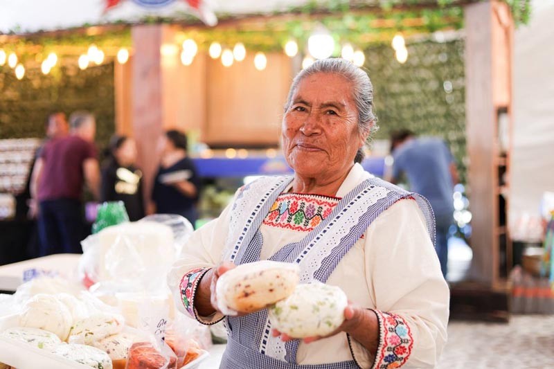 Inició la Feria del Queso en Santa María Tonantzintla