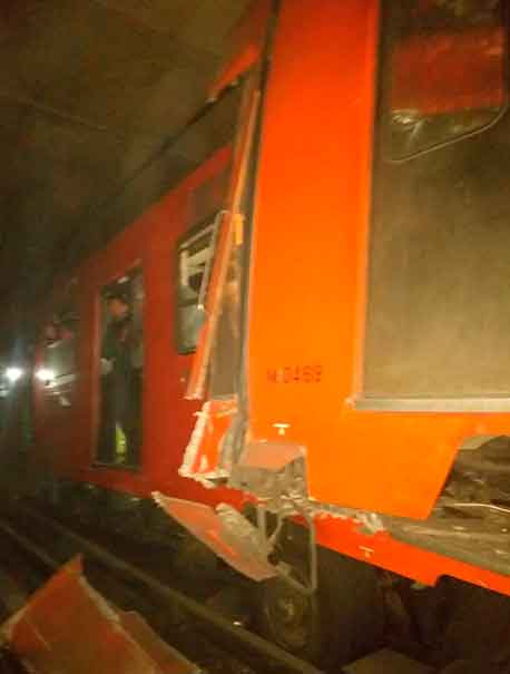 UN MU3RTO y 10 lesionados tras FUERTE CHOQUE DE TRENES en la línea 3 del Metro de la CdMx